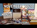 Manga Haul - Nov 2020 // Unboxing Manga, CDs, Games, and More