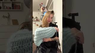 Crochet The Light-Blue Fluffy With Me