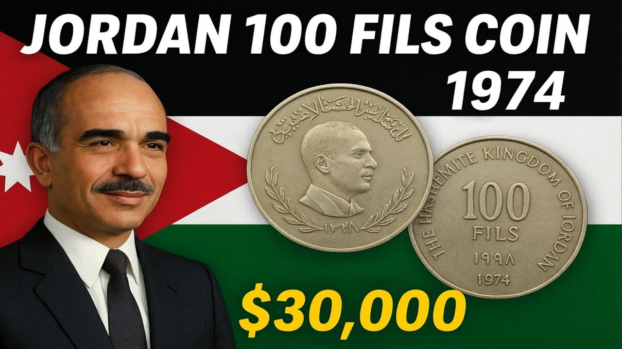 1974 Jordan 100 Fils Coin – The Story of King Hussein’s Rare Treasure | Worth $30,000 | 