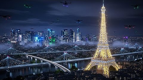 Future City Paris 2400: Eternal City of Lights Reborn | Sci-fi AI Short Film (4K)