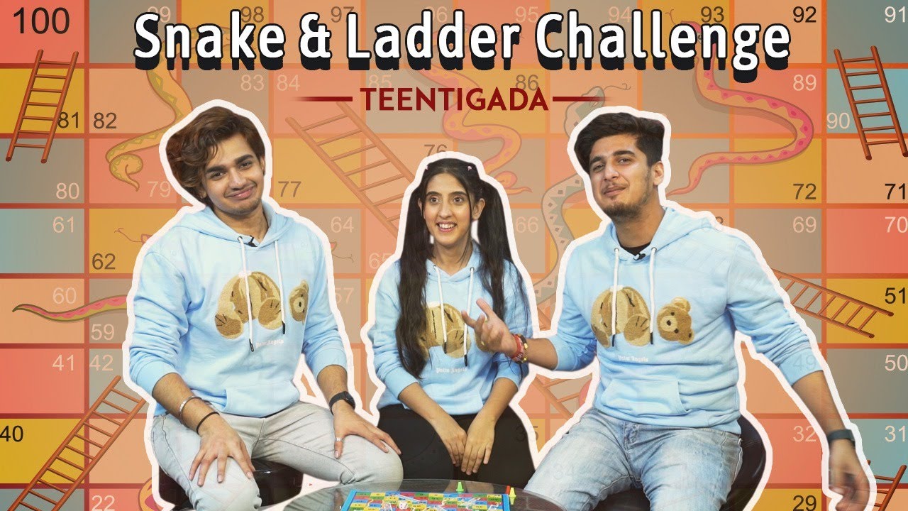 Snake And Ladder Challenge - Teentigada | Sameeksha Sud | Vishal Pandey | Bhavin Bhanushali