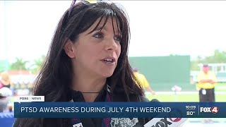 Raising awareness for PTSD during July 4