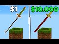 COMPREI a RESPIRAÇÃO DE R$1 e R$ 10.000 PRA VER QUAL É MELHOR no MINECRAFT DEMON SLAYER