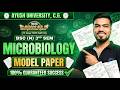 Microbiology Model Paper | B.Sc. Nursing 3rd Sem | Ayush University C.G. | Sankalp Batch | NURSING