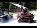 Ripchair (track chair) vs 2  Four-wheelers Ridiculous Full Pull!