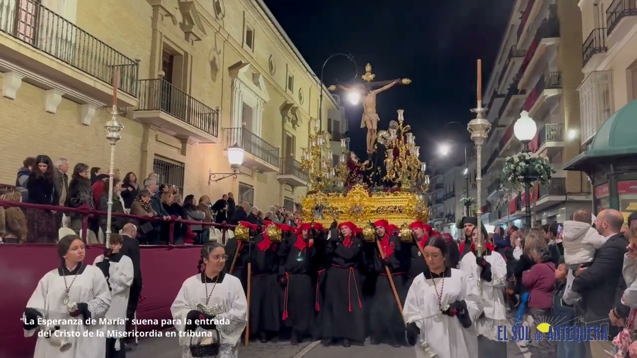 Cofradía del Consuelo - Cristo Misericordia en tribuna - Antequera 2024