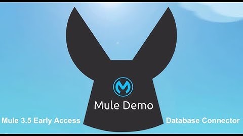 Mule 3.5 Early Access - New Database (JDBC) Connector Demo
