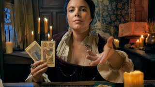 A Tale of Fate | ASMR Dark Fortune Teller Roleplay (tarot & palm reading, scrying mirror)