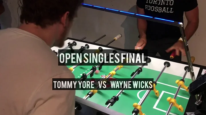 Foosball Finals - Open Singles Tommy Yore vs Wayne...