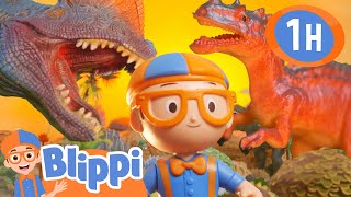 The Dinosaur Toy Song | Blippi Toy Play Learning | Best Cars & Truck Videos For Kids