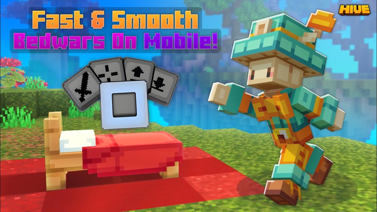 Bedwars Victory In 3 Mins On MOBILE! || 60 FPS ||