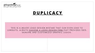 5 Logo Design Mistakes To Never Make