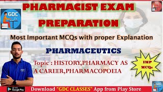 HISTORY, PHARMACOPOEIA [PHARMACEUTICS] IMPORTANT MCQS | PHARMACIST EXAM PREPARATION BY AKASH SIR.