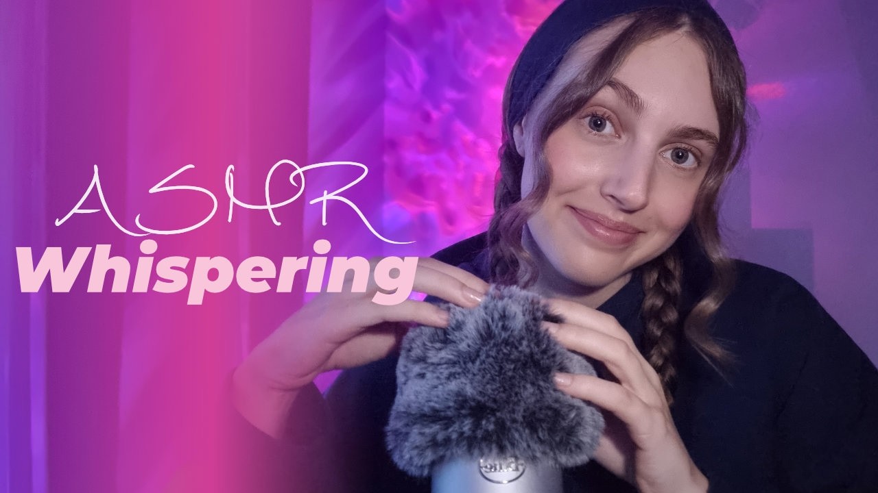 Late Night ASMR Q&A 🌙 Cozy Whispering & Relaxing Fluffy Mic Sounds