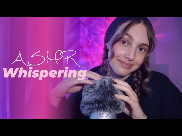 Late Night ASMR Q&A 🌙 Cozy Whispering & Relaxing Fluffy Mic Sounds