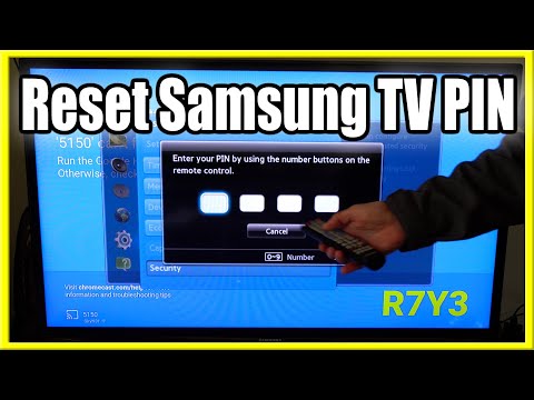 Video: Paano ko ire-reset ang aking PIN sa aking smart TV?