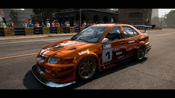 GRID [2019] Gameplay- Mitsubishi Lancer  Evo VI  Time Attack ,  60 fps, max settings
