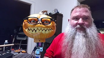 Update on 3 axis "skull" with moving eyes.