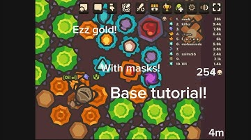 Taming.io - Perfect Solo base tutorial - 4m & 254 kills!