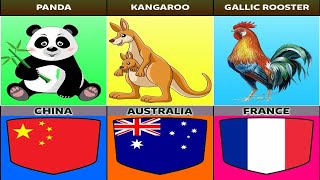 National Animals From Different Countries - national animals in different countries