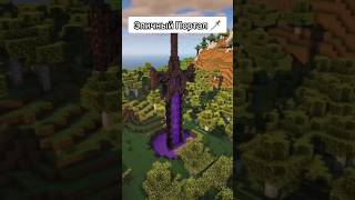 Эпичный Портал в ад в MINECRAFT 😯 #minecraft #майн #minecraftbuild #майнкрафтдом