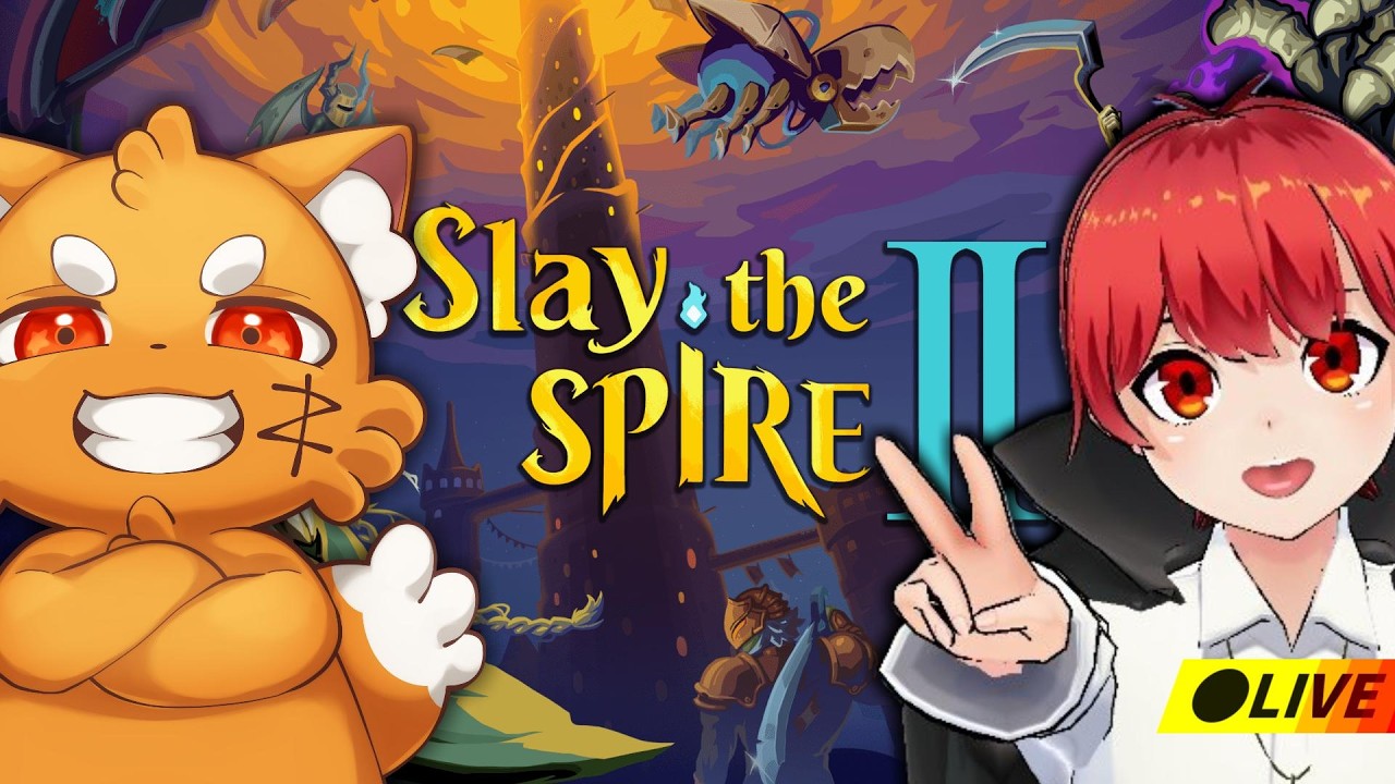 2人で完全初見！脳汁カードゲーム『Slay the Spire 2』！【 #ともズズ ￤ ズズ/赤髪のとも】‪＜Slay the Spire 2＞