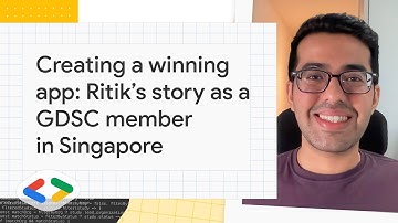 Creating a winning app: Ritik’s story as a GDSC member in Singapore