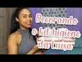 DIY | COMO DECOREI A BANDEJA E POTES DE VIDRO PARA KIT HIGIENE DA BEBÊ - PASSO A PASSO