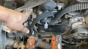 How to do a timing belt on a Mitsubishi Montero