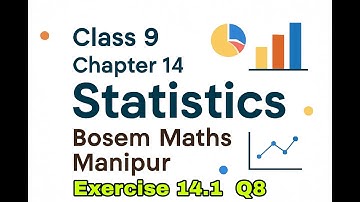 Q8 | Exercise 14.1 | Statistics | Chapter 14 | Class 9 | BOSEM | Maths | Manipur