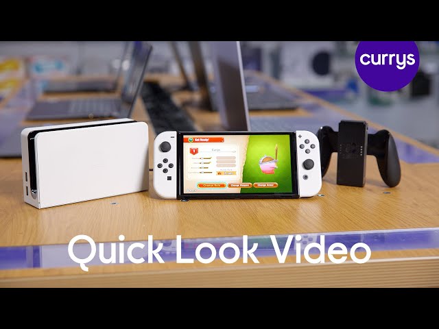 NINTENDO Switch OLED - White - Quick Look - YouTube