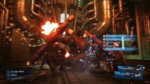 FF VII Remake Demo - Scorpion Sentinel Boss (Quick Kill)