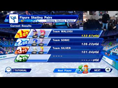 Mario Sonic At The Olympic Winter Games 2014 Co Op Pt13 Figure Skating Pairs