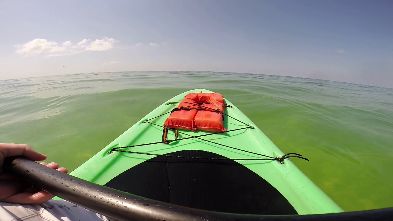 Paddle boarding in the Gulf (Destin, Florida) Part 1 YouTube