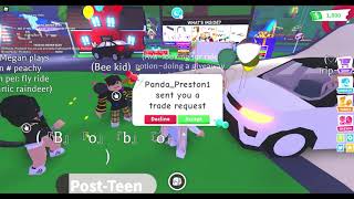 Seeing what people offer for a brown bear (Roblox adopt me)
