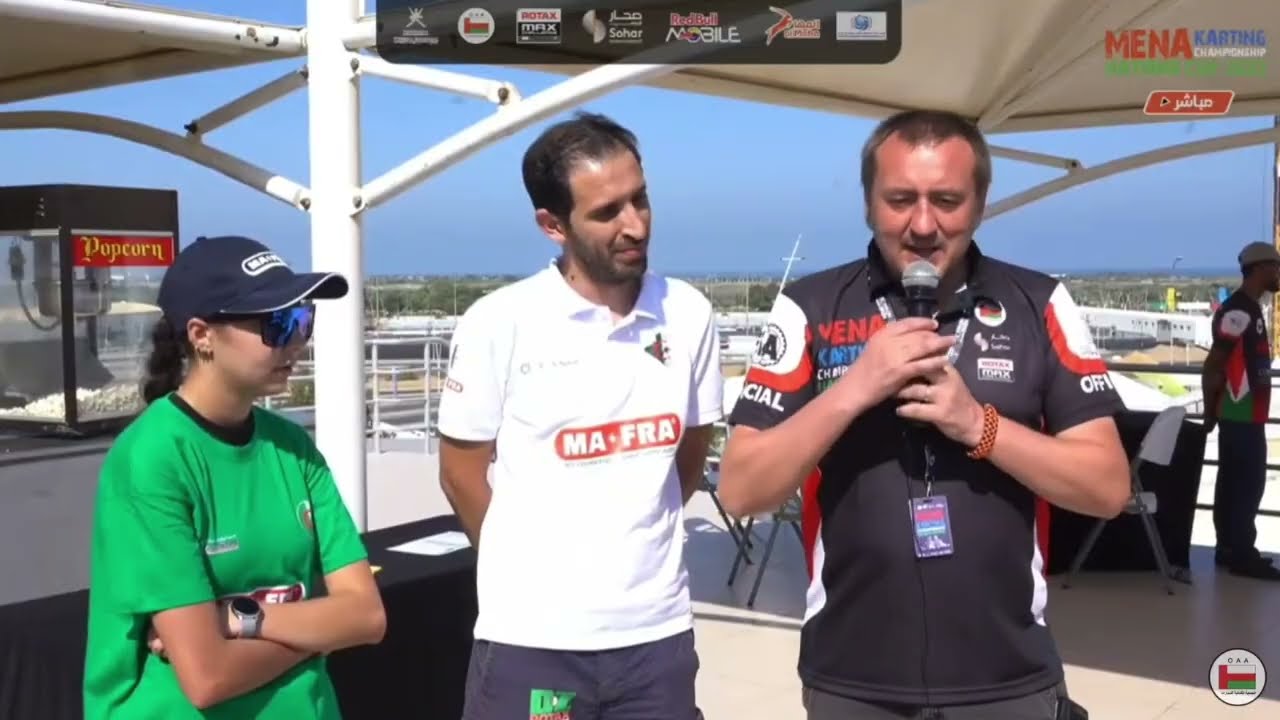 Henry Beaudette's interview with Bessma Khatal & Massi Bouagache at MENA Karting Nations Cup 2022