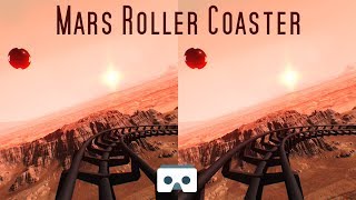 Virtual Reality 3D Video:  Sci-Fi SBS Roller Coaster VR on Mars - 롤러코스터, montañas rusas, achterbahn