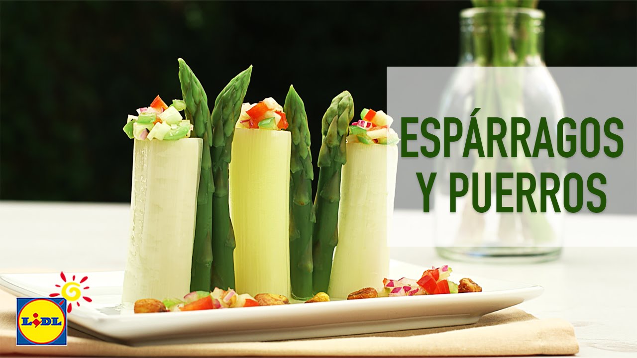 Espárragos Y Puerros - Recetas Vegetarianas