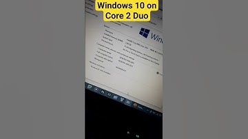 Window 10 on Core 2 Duo Laptop #windows10 #shorts #ytshorts