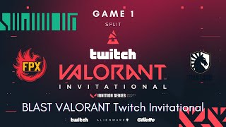 BLAST VALORANT Twitch Invitational Semifinals | FunPlus Phoenix vs Team Liquid Game 1 (FULL GAME)