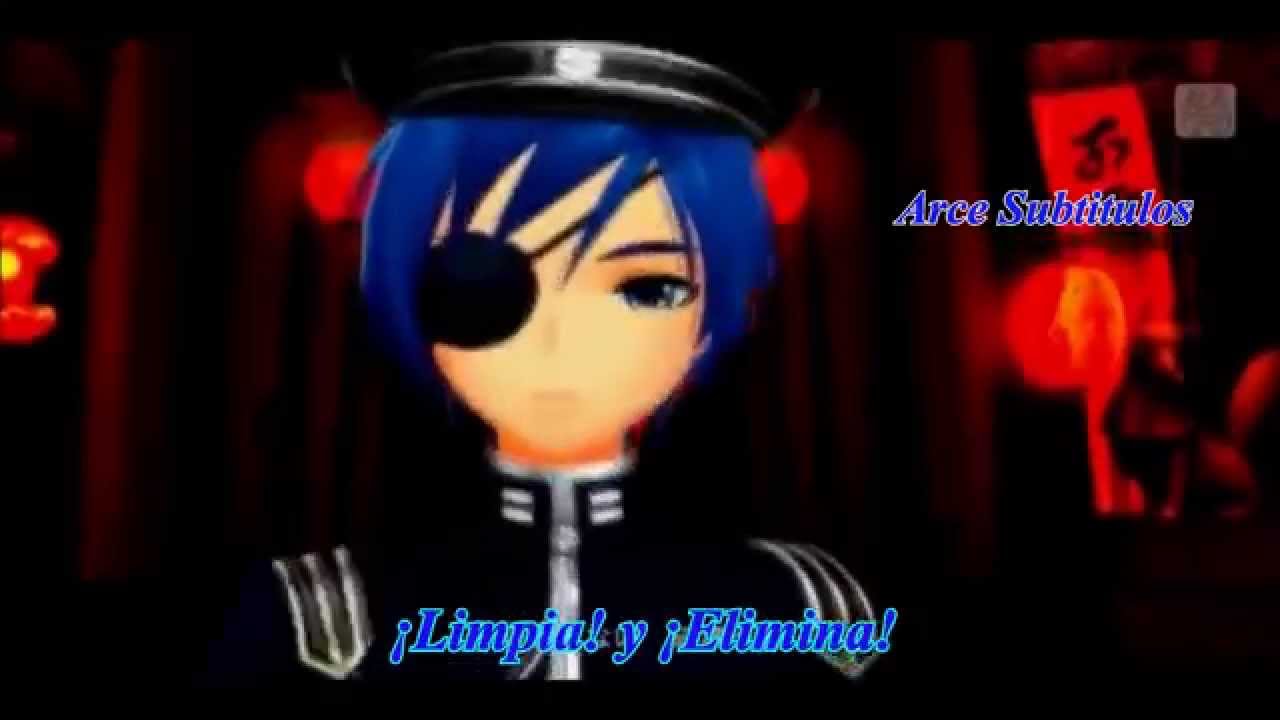 Karakuri 卍 Burst Hatsune Miku - kaito  sub español