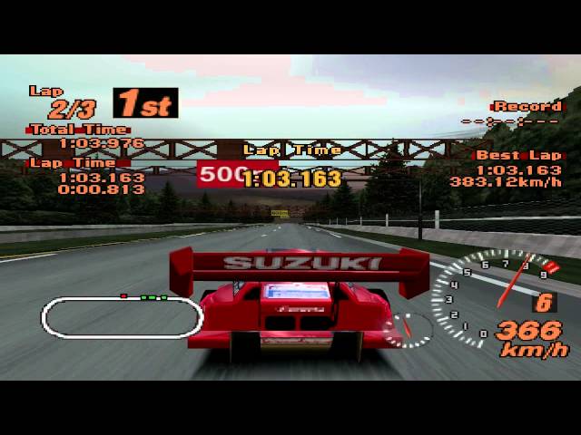 Gran Turismo 2 - Super Speedway - Ford GT 40 Race Car - ePSXe 1.8.0 