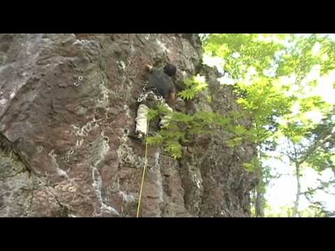赤岩青巌峡　ワンダーガール(5.11a)オンサイト　TRY!（ヒノピー）