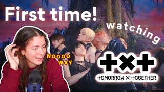 First time reacting to TXT: 'Sugar Rush Ride' Official MV!! (as a Stray Kids fan, aka a STAY 🤟)