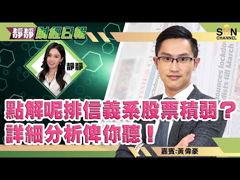 點解呢排信義系股票積弱?詳細分析俾你聽! 恒指最好要守住24600 譚仔依家唔好追? 贛鋒鋰業要守住$140呢個位︱靜靜財經日報︱Sun Channel︱嘉賓︰黃偉豪︱20211103 Episode cover