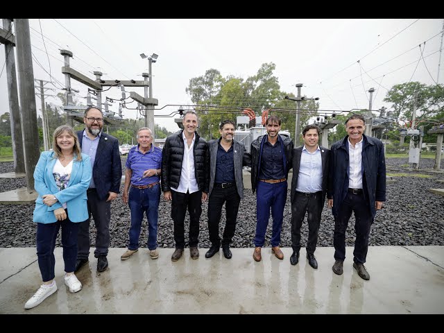 Inauguración de la nueva Estación Transformadora de Punta Indio