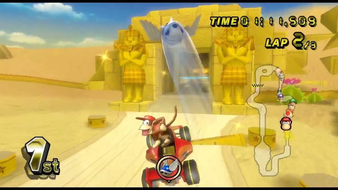 Mario Kart Wii - 150cc Special Cup Grand Prix (Diddy Kong Gameplay, Sprinter) + Ending Credits [HD]
