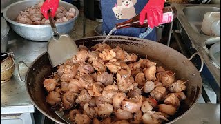 古早味焢肉飯製作Soy-stewed pork with rice-台灣街頭美食 ... 