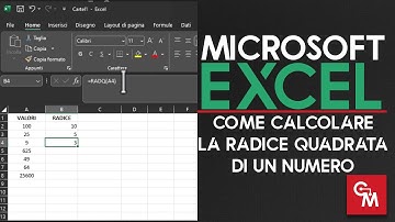 Come calcolare la radice quadrata di un numero con Excel
