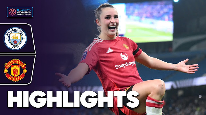Toone Takes Hat-Trick In 6 Goal Derby! | Manchester City v Manchester Utd | Barclays WSL 2024-25